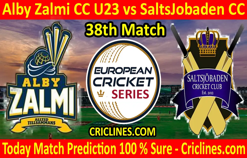 Today Match Prediction-Alby Zalmi CC U23 vs SaltsJobaden CC-ECS T10 Botkyrka Series-38th Match-Who Will Win