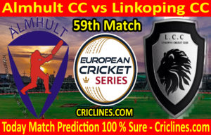 Today Match Prediction-Almhult CC vs Linkoping CC-ECS T10 Gothenburg Series-59th Match-Who Will Win