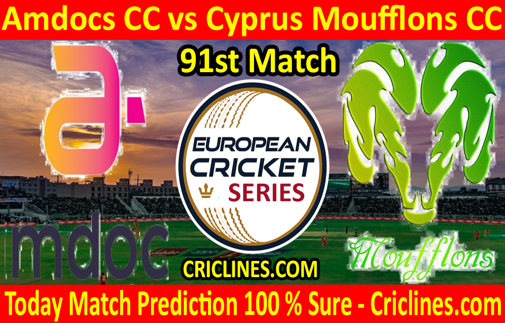 Today Match Prediction-Amdocs CC vs Cyprus Moufflons CC-ECS T10 Cyprus Series-91st Match-Who Will Win