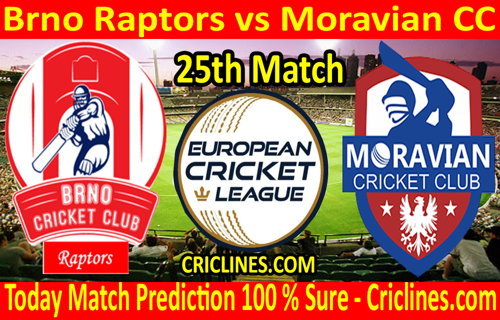 Today Match Prediction-Brno Raptors vs Moravian CC-ECN T10 League-25th Match-Who Will Win