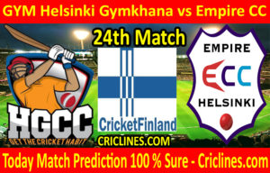 Today Match Prediction-GYM Helsinki Gymkhana vs Empire CC-FPL T20 League-24th Match-Who Will Win