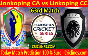 Today Match Prediction-Jonkoping CA vs Linkoping CC-ECS T10 Gothenburg Series-63rd Match-Who Will Win