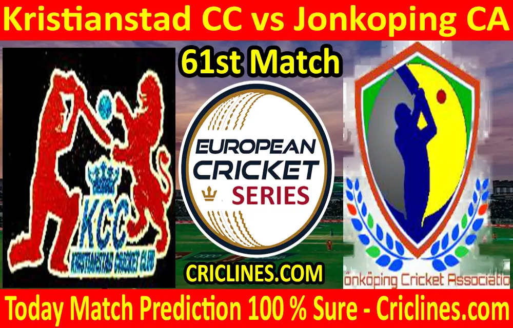 Today Match Prediction-Kristianstad CC vs Jonkoping CA-ECS T10 Gothenburg Series-61st Match-Who Will Win