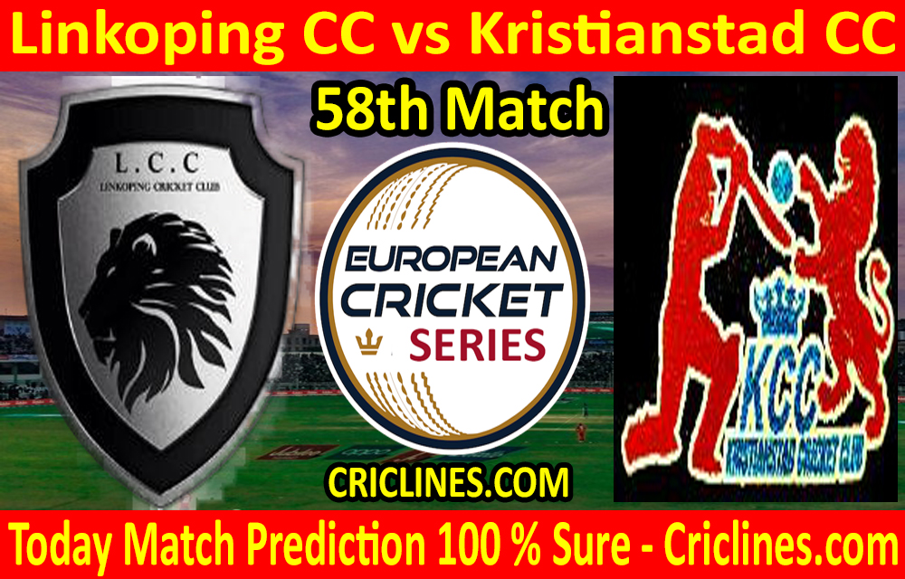 Today Match Prediction-Linkoping CC vs Kristianstad CC-ECS T10 Gothenburg Series-58th Match-Who Will Win