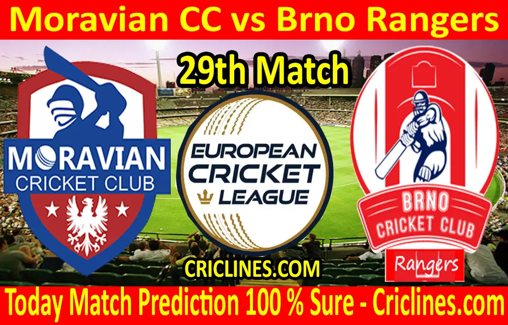 Today Match Prediction-Moravian CC vs Brno Rangers-ECN T10 League-29th Match-Who Will Win