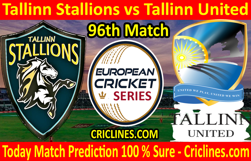 Today Match Prediction-Tallinn Stallions vs Tallinn United-ECS T10 Tallinn Series-96th Match-Who Will Win