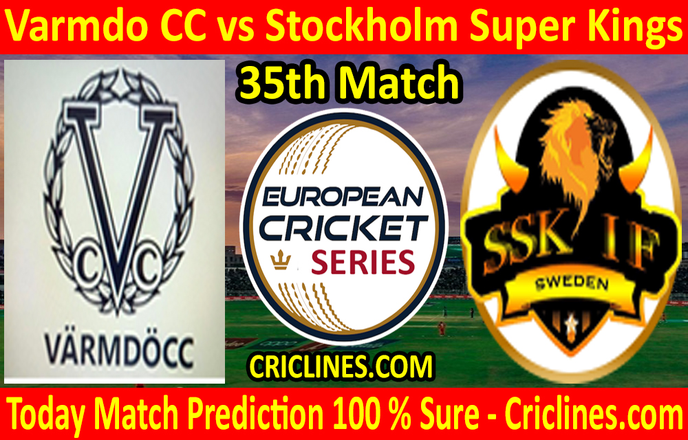 Today Match Prediction-Varmdo CC vs Stockholm Super Kings-ECS T10 Botkyrka Series-35th Match-Who Will Win