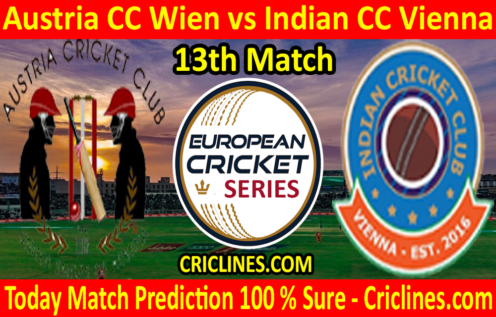 Today Match Prediction-Austria CC Wien vs Indian CC Vienna-ECS T10 Vienna Series-13th Match-Who Will Win