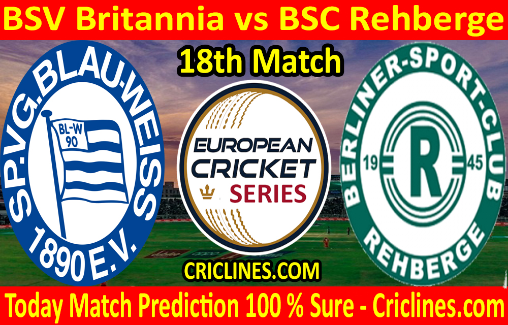 Today Match Prediction-BSV Britannia vs BSC Rehberge-ECS T10 Dresden Series-18th Match-Who Will Win