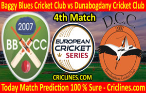 Today Match Prediction-Baggy Blues Cricket Club vs Dunabogdany Cricket Club-ECS T10 Hungary Series-4th Match-Who Will Win
