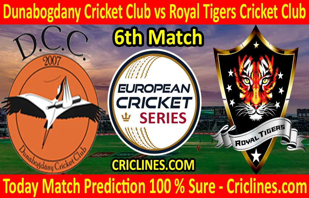 Today Match Prediction-Dunabogdany Cricket Club vs Royal Tigers Cricket Club-ECS T10 Hungary Series-6th Match-Who Will Win