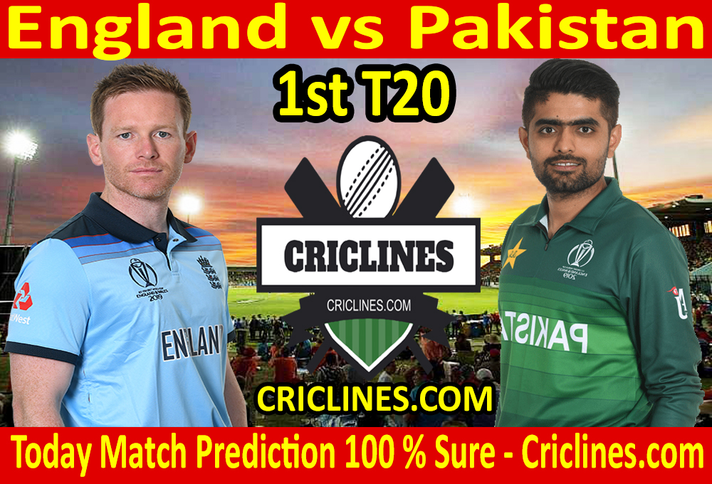 Today Match Prediction-England vs Pakistan-1st T20 2020-Who Will Win