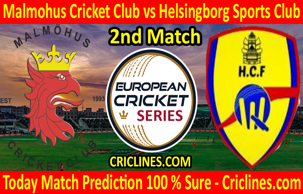 Today Match Prediction-Malmohus Cricket Club vs Helsingborg Sports Club-ECS T10 Series-2nd Match-Who Will Win