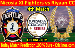 Today Match Prediction-Nicosia XI Fighters vs Riyaan CC-ECS T10 Cyprus Series-4th Match-Who Will Win