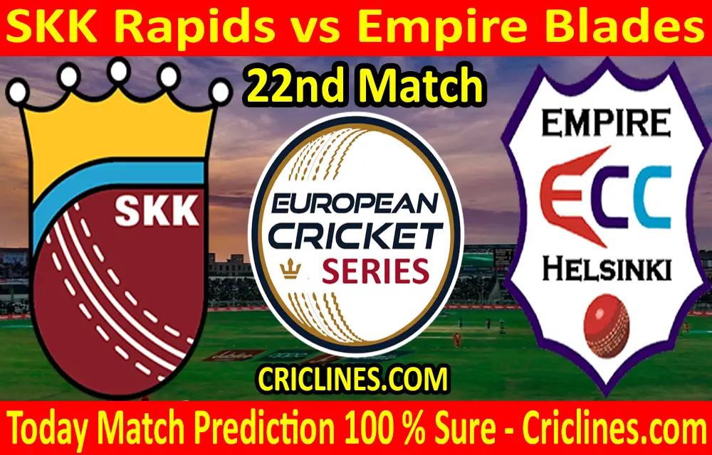 Today Match Prediction-SKK Rapids vs Empire Blades-ECS T10 Series-22nd Match-Who Will Win
