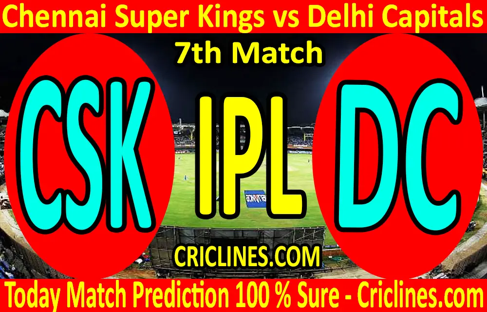 Today Match Prediction-Chennai Super Kings vs Delhi Capitals-IPL T20 2020-7th Match-Who Will Win