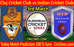 Today Match Prediction-Cluj Cricket Club vs Indian Cricket Club-ECS T10 Romania Series-3rd Match-Who Will Win