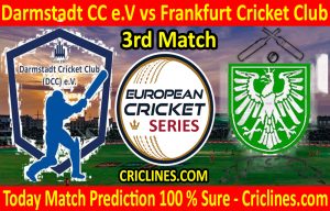 Today Match Prediction-Darmstadt CC e.V vs Frankfurt Cricket Club-ECS T10 Frankfurt Series-3rd Match-Who Will Win