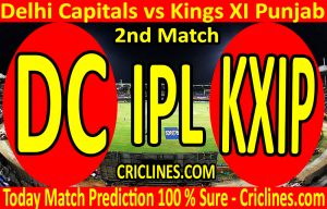 Today Match Prediction-Delhi Capitals vs Kings XI Punjab-IPL T20 2020-2nd Match-Who Will Win