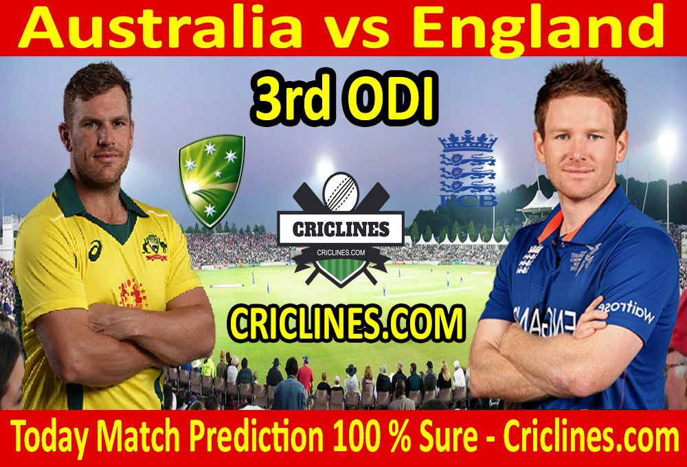 Today Match Prediction-England vs Australia-3rd ODI 2020-Who Will Win