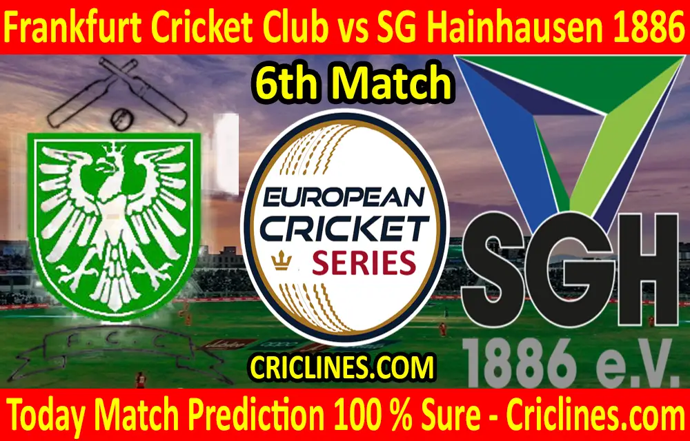 Today Match Prediction-Frankfurt Cricket Club vs SG Hainhausen 1886-ECS T10 Frankfurt Series-6th Match-Who Will Win