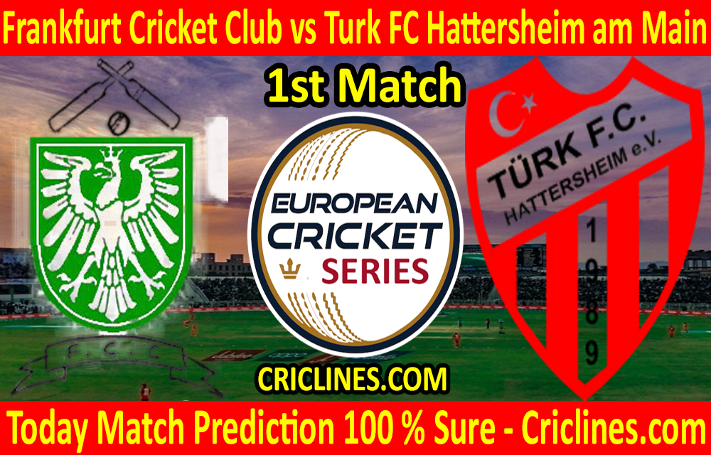 Today Match Prediction-Frankfurt Cricket Club vs Turk FC Hattersheim am Main-ECS T10 Frankfurt Series-1st Match-Who Will Win