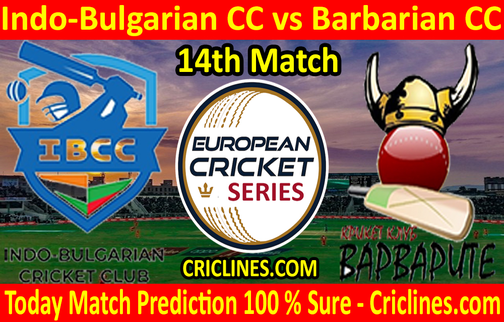 Today Match Prediction-Indo-Bulgarian CC vs Barbarian CC-ECS T10 Bulgaria Series-14th Match-Who Will Win