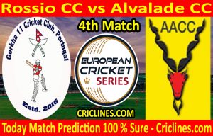 Today Match Prediction-Rossio CC vs Alvalade CC-ECS T10 Cartaxo Series-4th Match-Who Will Win