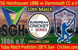 Today Match Prediction-SG Hainhausen 1886 vs Darmstadt CC e.V-ECS T10 Frankfurt Series-10th Match-Who Will Win