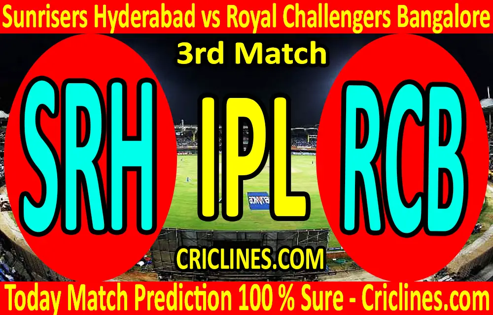 Today Match Prediction-Sunrisers Hyderabad vs Royal Challengers Bangalore-IPL T20 2020-3rd Match-Who Will Win