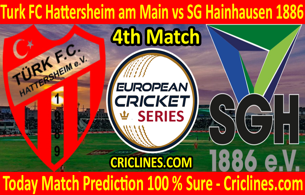 Today Match Prediction-Turk FC Hattersheim am Main vs SG Hainhausen 1886-ECS T10 Frankfurt Series-4th Match-Who Will Win