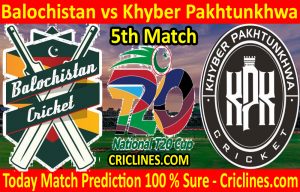Today Match Prediction-Balochistan vs Khyber Pakhtunkhwa-T20 Cup 2020-5th Match-Who Will Win