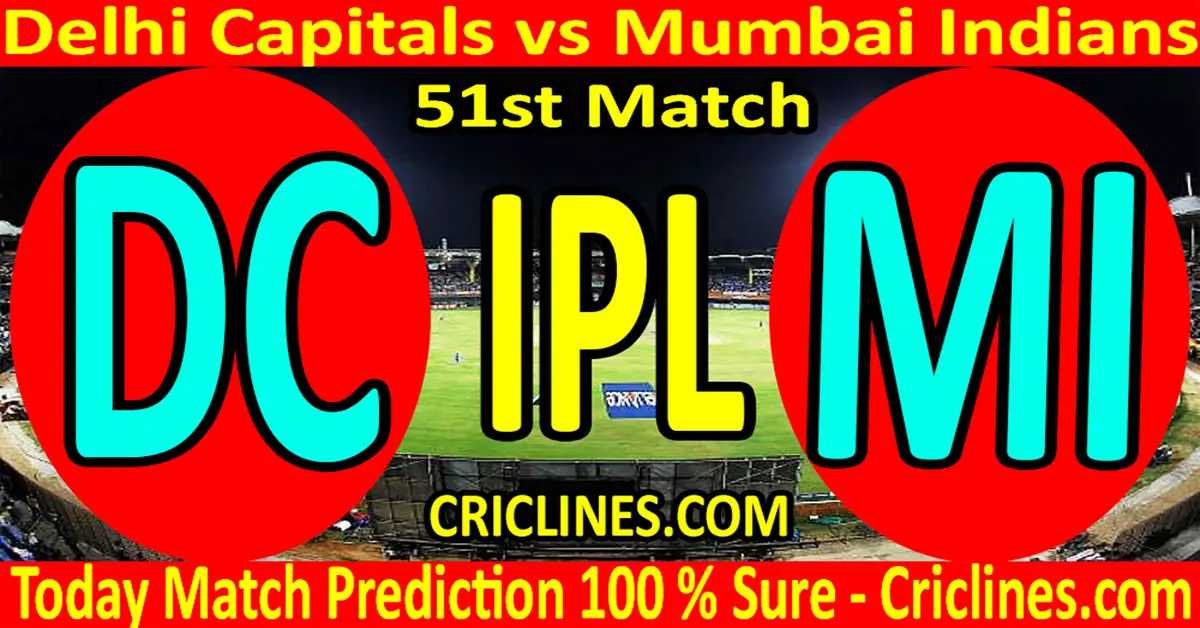 Today Match Prediction-DC-vs-MI-IPL T20 2020-51st Match-Who Will Win