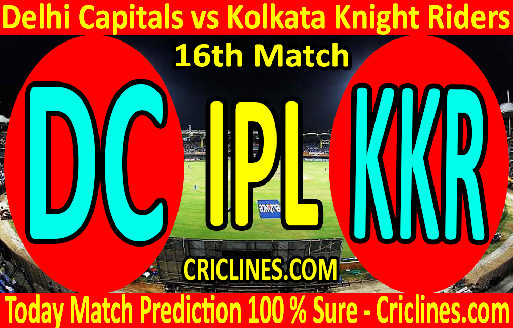 Today Match Prediction-Delhi Capitals vs Kolkata Knight Riders-IPL T20 2020-16th Match-Who Will Win