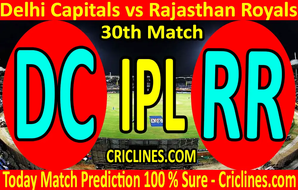 Today Match Prediction-Delhi Capitals vs Rajasthan Royals-IPL T20 2020-30th Match-Who Will Win