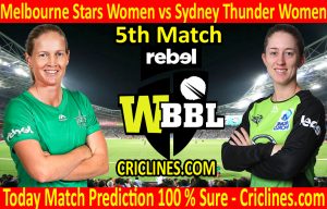 Today Match Prediction-Melbourne Stars Women vs Sydney Thunder Women-WBBL T20 2020-5th Match-Who Will Win