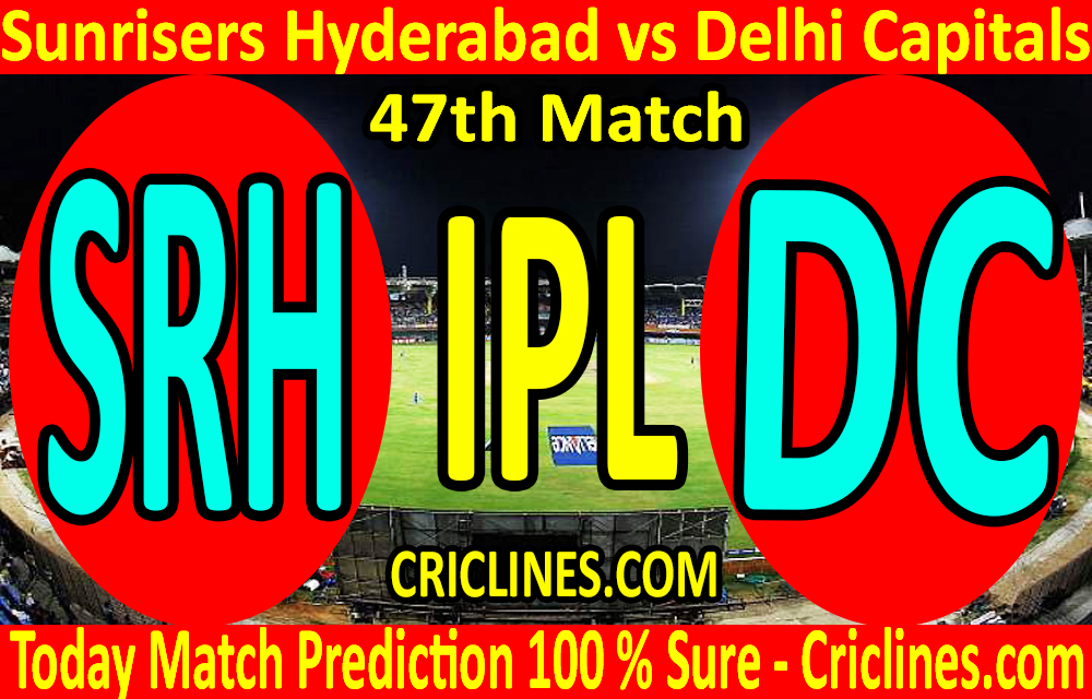 Today Match Prediction-Sunrisers Hyderabad vs Delhi Capitals-IPL T20 2020-47th Match-Who Will Win