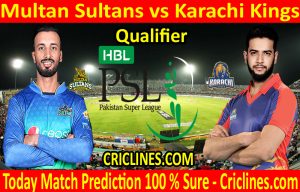 Today Match Prediction-Multan Sultans vs Karachi Kings-PSL T20 2020-Qualifier-Who Will Win
