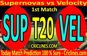 Today Match Prediction-Supernovas vs Velocity-Womens T20 Challenge-1st Match-Who Will Win