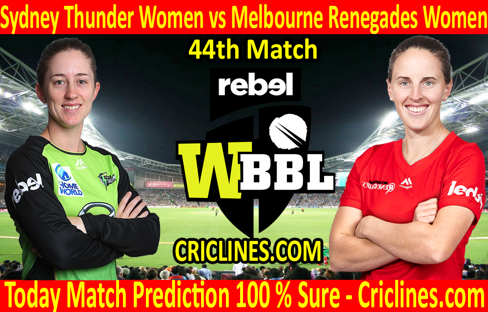 Today Match Prediction-Sydney Thunder Women vs Melbourne Renegades-WBBL T20 2020-44th Match-Who Will Win