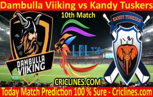 Today Match Prediction-Dambulla Viiking vs Kandy Tuskers-LPL T20 2020-10th Match-Who Will Win