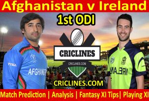 Today Match Prediction-Afghanistan v Ireland-1st ODI 2021-Who Will Win