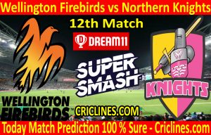 Today Match Prediction-Wellington Firebirds vs Northern Knights-Super Smash T20 2020-21-12th Match-Who Will Win