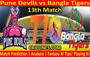 Today Match Prediction-Pune Devils vs Bangla Tigers-T10 League-13th Match-Who Will Win
