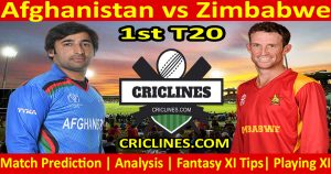 Today Match Prediction-Afghanistan vs Zimbabwe-1st T20 2021-Who Will Win