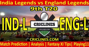Today Match Prediction-India Legends vs England Legends-9th T20-Who Will Win