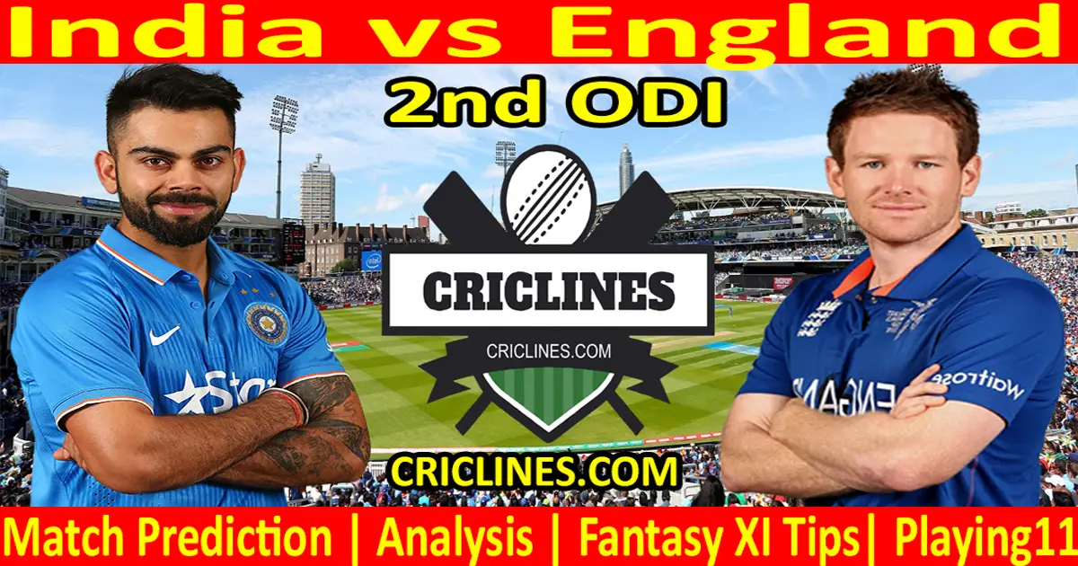 Today Match Prediction-India vs England-2nd ODI-2021-Who Will Win