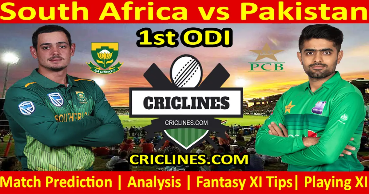 Today Match Prediction-South Africa vs Pakistan-1st ODI-Who Will Win