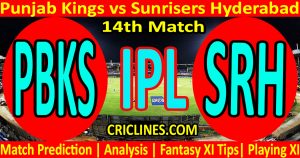 Today Match Prediction-Punjab Kings vs Sunrisers Hyderabad-IPL T20 2021-14th Match-Who Will Win