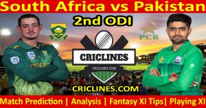 Today Match Prediction-South Africa vs Pakistan-2nd ODI-Who Will Win